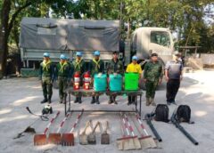 หน่วยเฉพาะกิจราชมนู ตรวจความพร้อม กำลังพล ยุทโธปกรณ์  เครื่องมือ ป้องกัน และแก้ไขปัญหาไฟป่า หมอกควัน และฝุ่นละออง อ.แม่สอด จ.ตาก